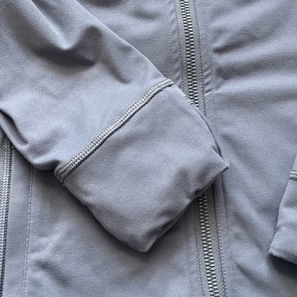 Women's Gray Hooded Jacket - Picture 11 of 14